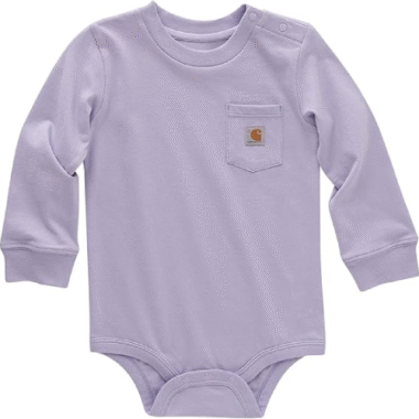 Carhartt Kid's CA5002 Long-Sleeve Pocket Bodysuit