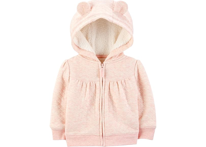 Simple Joys by Carter's Baby Hooded Sweater Jacket with Sherpa Lining